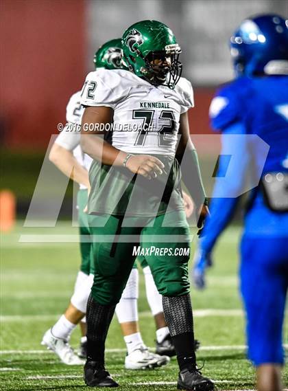 Thumbnail 3 in Kennedale @ Wilmer-Hutchins (UIL 4A Bi-District Playoff) photogallery.