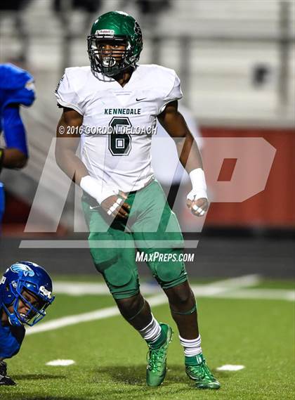 Thumbnail 1 in Kennedale @ Wilmer-Hutchins (UIL 4A Bi-District Playoff) photogallery.