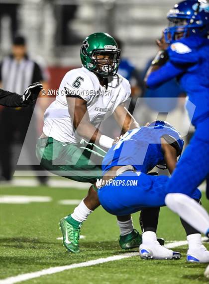 Thumbnail 1 in Kennedale @ Wilmer-Hutchins (UIL 4A Bi-District Playoff) photogallery.