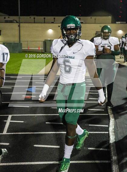 Thumbnail 3 in Kennedale @ Wilmer-Hutchins (UIL 4A Bi-District Playoff) photogallery.