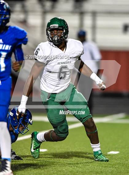 Thumbnail 2 in Kennedale @ Wilmer-Hutchins (UIL 4A Bi-District Playoff) photogallery.