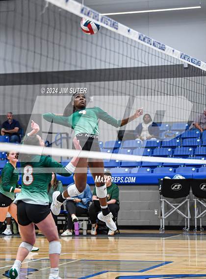 Thumbnail 1 in Gateway College Preperatory vs Madisonville (UIL Volleyball 4A D2 Region III Quarterfinal) photogallery.