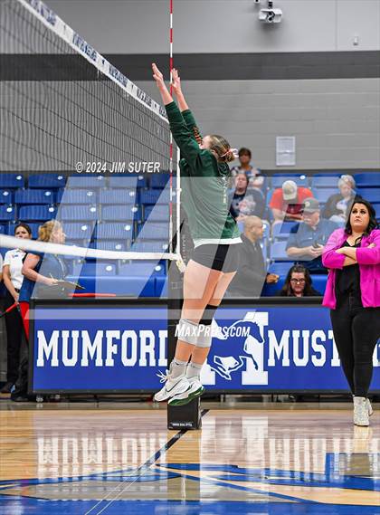Thumbnail 3 in Gateway College Preperatory vs Madisonville (UIL Volleyball 4A D2 Region III Quarterfinal) photogallery.