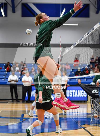 Thumbnail 2 in Gateway College Preperatory vs Madisonville (UIL Volleyball 4A D2 Region III Quarterfinal) photogallery.