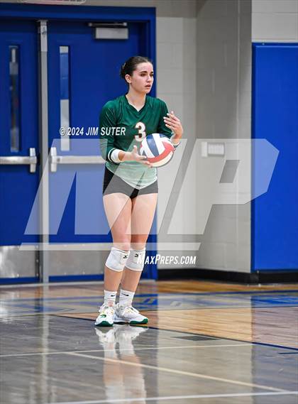 Thumbnail 2 in Gateway College Preperatory vs Madisonville (UIL Volleyball 4A D2 Region III Quarterfinal) photogallery.