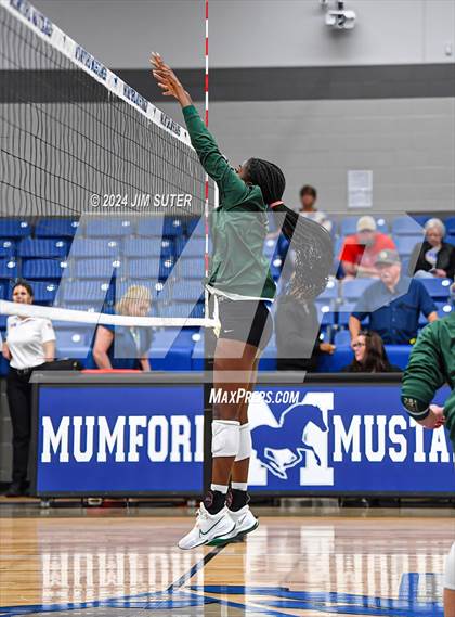 Thumbnail 3 in Gateway College Preperatory vs Madisonville (UIL Volleyball 4A D2 Region III Quarterfinal) photogallery.