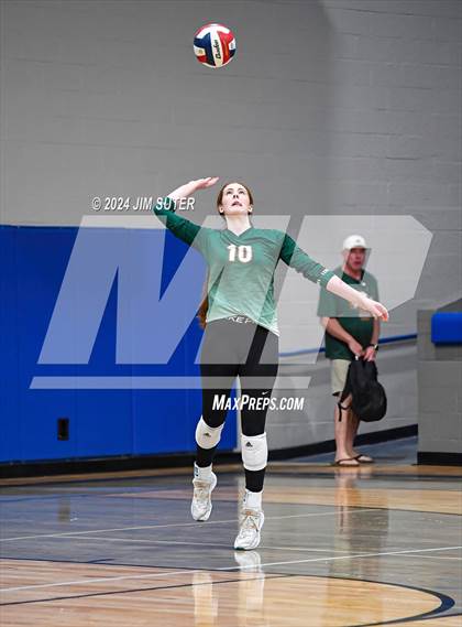 Thumbnail 3 in Gateway College Preperatory vs Madisonville (UIL Volleyball 4A D2 Region III Quarterfinal) photogallery.