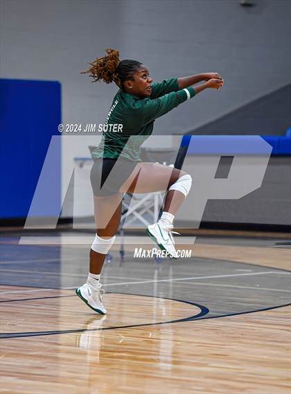 Thumbnail 2 in Gateway College Preperatory vs Madisonville (UIL Volleyball 4A D2 Region III Quarterfinal) photogallery.