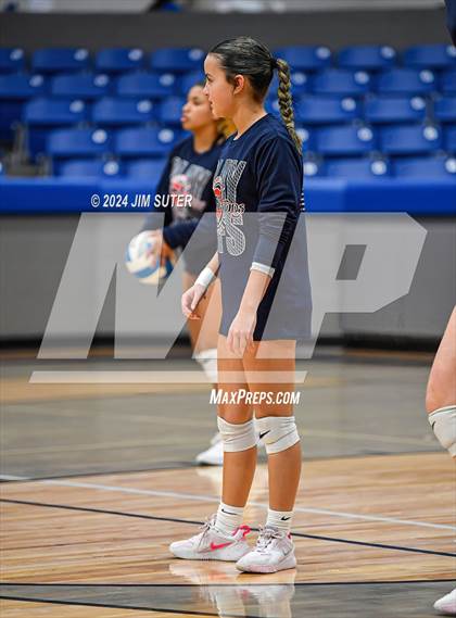 Thumbnail 3 in Gateway College Preperatory vs Madisonville (UIL Volleyball 4A D2 Region III Quarterfinal) photogallery.