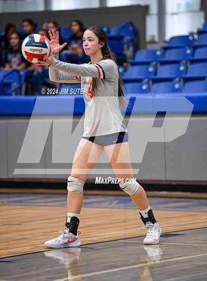 Thumbnail 2 in Gateway College Preperatory vs Madisonville (UIL Volleyball 4A D2 Region III Quarterfinal) photogallery.