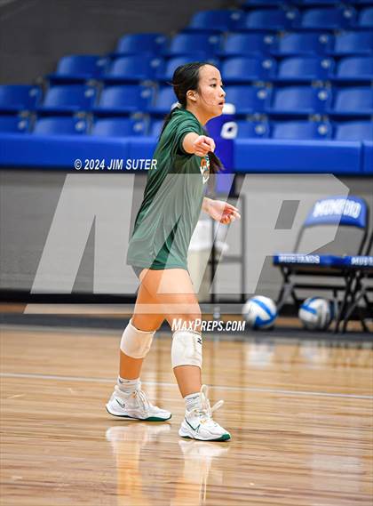 Thumbnail 3 in Gateway College Preperatory vs Madisonville (UIL Volleyball 4A D2 Region III Quarterfinal) photogallery.
