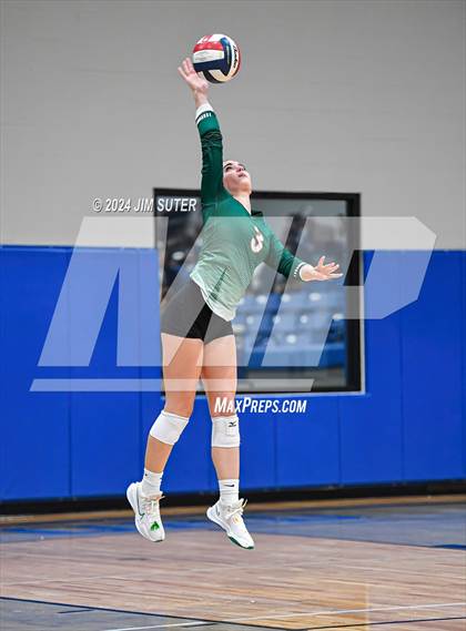 Thumbnail 3 in Gateway College Preperatory vs Madisonville (UIL Volleyball 4A D2 Region III Quarterfinal) photogallery.