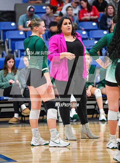 Thumbnail 1 in Gateway College Preperatory vs Madisonville (UIL Volleyball 4A D2 Region III Quarterfinal) photogallery.
