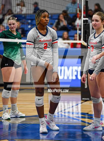 Thumbnail 1 in Gateway College Preperatory vs Madisonville (UIL Volleyball 4A D2 Region III Quarterfinal) photogallery.