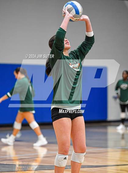 Thumbnail 2 in Gateway College Preperatory vs Madisonville (UIL Volleyball 4A D2 Region III Quarterfinal) photogallery.