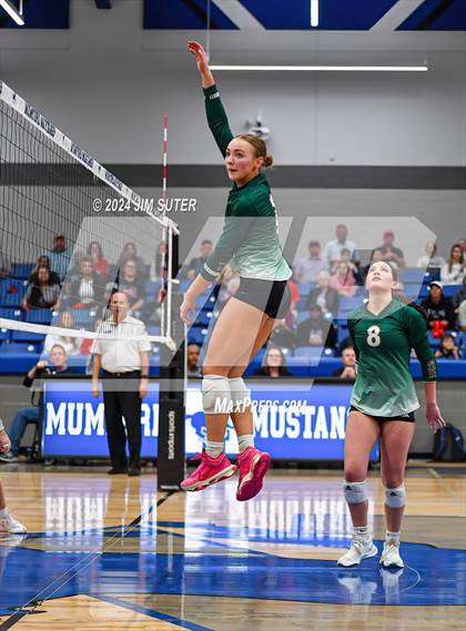 Thumbnail 1 in Gateway College Preperatory vs Madisonville (UIL Volleyball 4A D2 Region III Quarterfinal) photogallery.