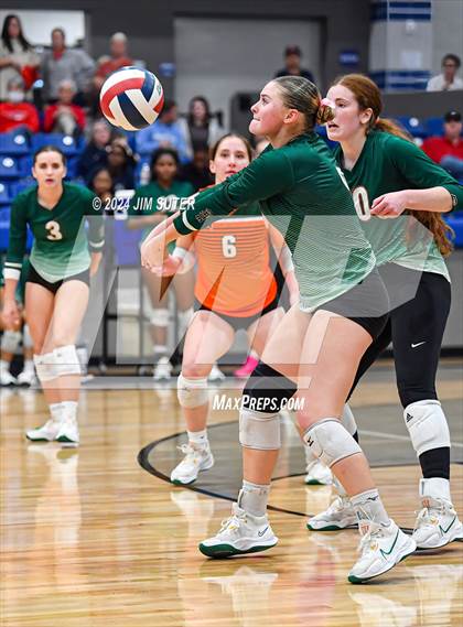 Thumbnail 2 in Gateway College Preperatory vs Madisonville (UIL Volleyball 4A D2 Region III Quarterfinal) photogallery.