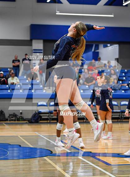 Thumbnail 1 in Gateway College Preperatory vs Madisonville (UIL Volleyball 4A D2 Region III Quarterfinal) photogallery.