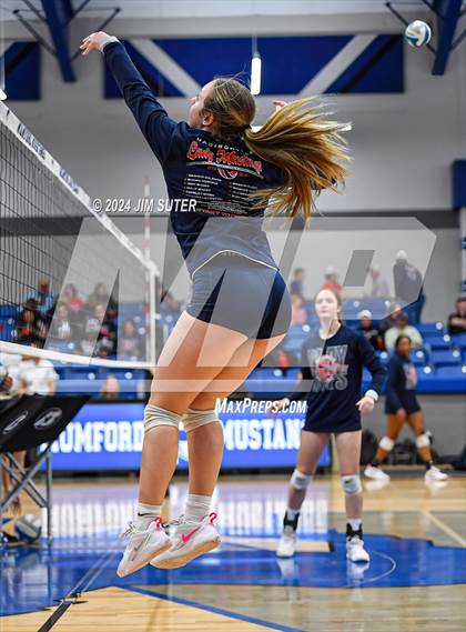 Thumbnail 1 in Gateway College Preperatory vs Madisonville (UIL Volleyball 4A D2 Region III Quarterfinal) photogallery.