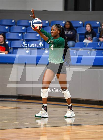 Thumbnail 1 in Gateway College Preperatory vs Madisonville (UIL Volleyball 4A D2 Region III Quarterfinal) photogallery.