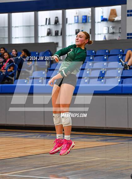 Thumbnail 3 in Gateway College Preperatory vs Madisonville (UIL Volleyball 4A D2 Region III Quarterfinal) photogallery.