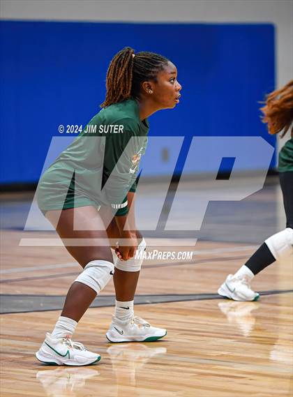 Thumbnail 2 in Gateway College Preperatory vs Madisonville (UIL Volleyball 4A D2 Region III Quarterfinal) photogallery.