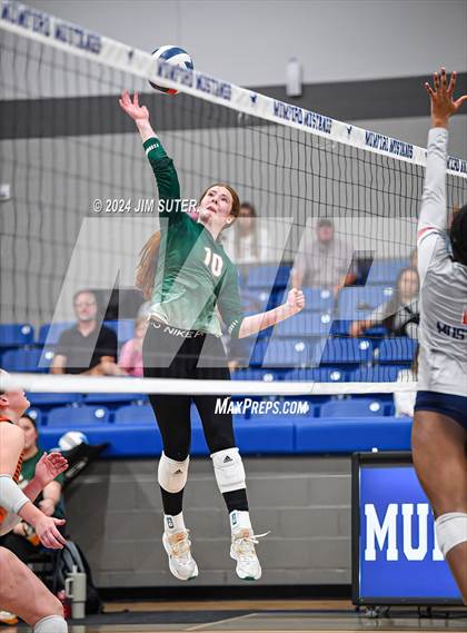 Thumbnail 3 in Gateway College Preperatory vs Madisonville (UIL Volleyball 4A D2 Region III Quarterfinal) photogallery.