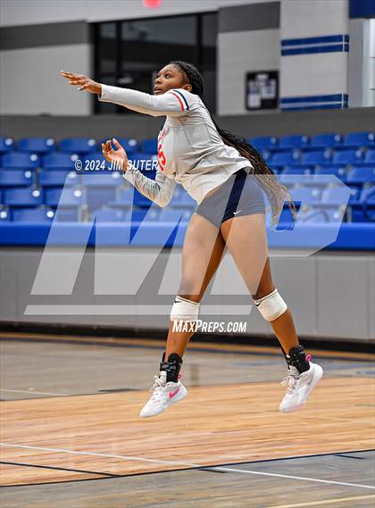 Thumbnail 1 in Gateway College Preperatory vs Madisonville (UIL Volleyball 4A D2 Region III Quarterfinal) photogallery.