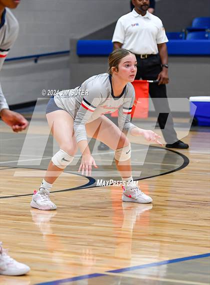 Thumbnail 2 in Gateway College Preperatory vs Madisonville (UIL Volleyball 4A D2 Region III Quarterfinal) photogallery.