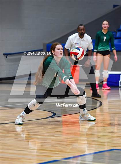 Thumbnail 3 in Gateway College Preperatory vs Madisonville (UIL Volleyball 4A D2 Region III Quarterfinal) photogallery.