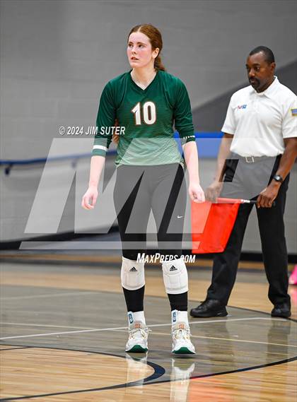 Thumbnail 2 in Gateway College Preperatory vs Madisonville (UIL Volleyball 4A D2 Region III Quarterfinal) photogallery.
