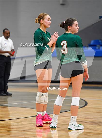 Thumbnail 3 in Gateway College Preperatory vs Madisonville (UIL Volleyball 4A D2 Region III Quarterfinal) photogallery.