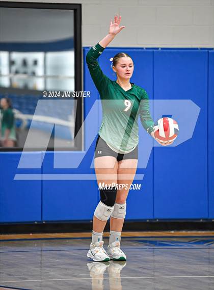 Thumbnail 3 in Gateway College Preperatory vs Madisonville (UIL Volleyball 4A D2 Region III Quarterfinal) photogallery.