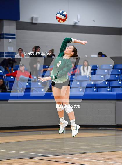 Thumbnail 3 in Gateway College Preperatory vs Madisonville (UIL Volleyball 4A D2 Region III Quarterfinal) photogallery.