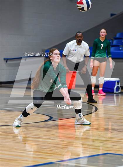 Thumbnail 1 in Gateway College Preperatory vs Madisonville (UIL Volleyball 4A D2 Region III Quarterfinal) photogallery.
