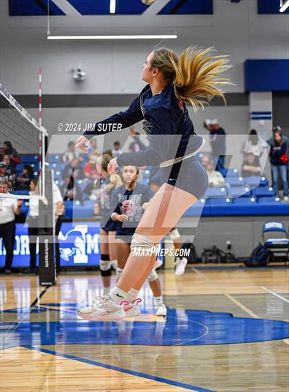 Thumbnail 1 in Gateway College Preperatory vs Madisonville (UIL Volleyball 4A D2 Region III Quarterfinal) photogallery.