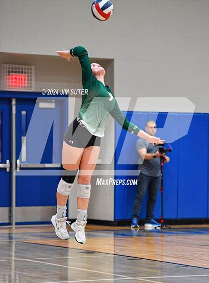 Thumbnail 3 in Gateway College Preperatory vs Madisonville (UIL Volleyball 4A D2 Region III Quarterfinal) photogallery.
