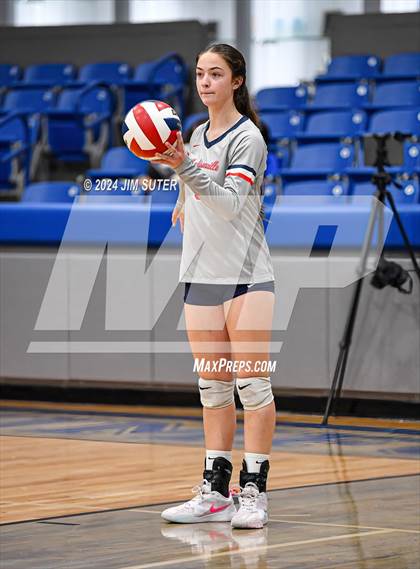 Thumbnail 2 in Gateway College Preperatory vs Madisonville (UIL Volleyball 4A D2 Region III Quarterfinal) photogallery.