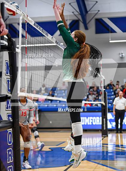 Thumbnail 2 in Gateway College Preperatory vs Madisonville (UIL Volleyball 4A D2 Region III Quarterfinal) photogallery.