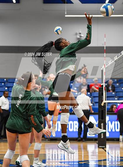 Thumbnail 1 in Gateway College Preperatory vs Madisonville (UIL Volleyball 4A D2 Region III Quarterfinal) photogallery.