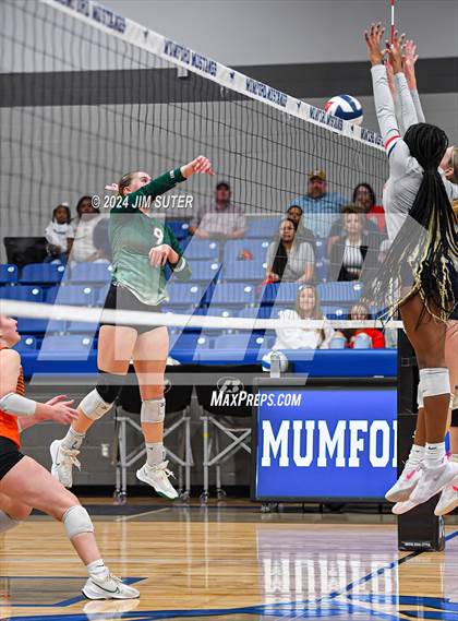 Thumbnail 2 in Gateway College Preperatory vs Madisonville (UIL Volleyball 4A D2 Region III Quarterfinal) photogallery.
