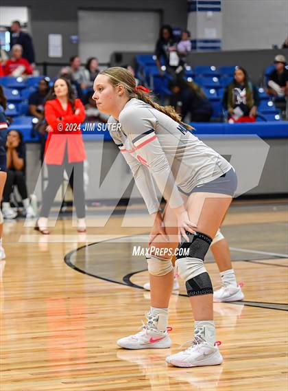 Thumbnail 1 in Gateway College Preperatory vs Madisonville (UIL Volleyball 4A D2 Region III Quarterfinal) photogallery.