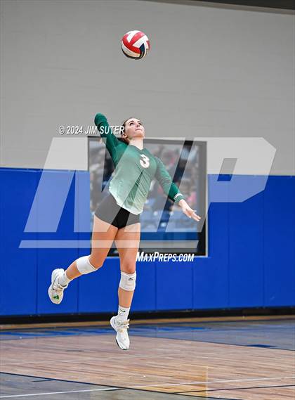 Thumbnail 3 in Gateway College Preperatory vs Madisonville (UIL Volleyball 4A D2 Region III Quarterfinal) photogallery.