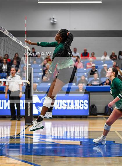 Thumbnail 2 in Gateway College Preperatory vs Madisonville (UIL Volleyball 4A D2 Region III Quarterfinal) photogallery.