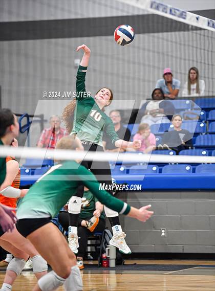 Thumbnail 2 in Gateway College Preperatory vs Madisonville (UIL Volleyball 4A D2 Region III Quarterfinal) photogallery.