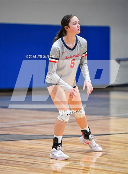 Thumbnail 1 in Gateway College Preperatory vs Madisonville (UIL Volleyball 4A D2 Region III Quarterfinal) photogallery.