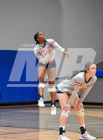 Thumbnail 3 in Gateway College Preperatory vs Madisonville (UIL Volleyball 4A D2 Region III Quarterfinal) photogallery.