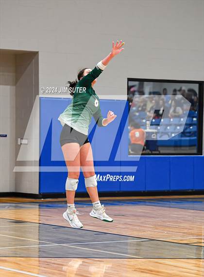 Thumbnail 2 in Gateway College Preperatory vs Madisonville (UIL Volleyball 4A D2 Region III Quarterfinal) photogallery.