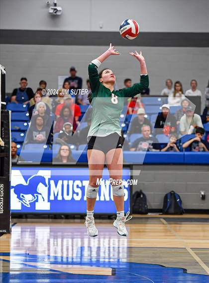 Thumbnail 1 in Gateway College Preperatory vs Madisonville (UIL Volleyball 4A D2 Region III Quarterfinal) photogallery.
