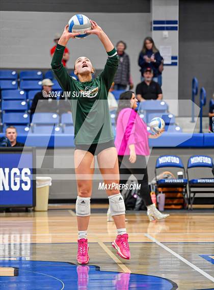 Thumbnail 1 in Gateway College Preperatory vs Madisonville (UIL Volleyball 4A D2 Region III Quarterfinal) photogallery.